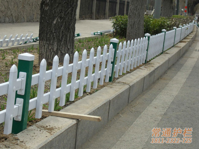 常州PVC草坪隔离防护栏塑钢花圃围栏