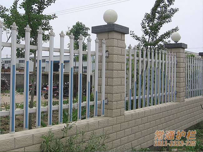 常州校园塑钢围墙防护栏