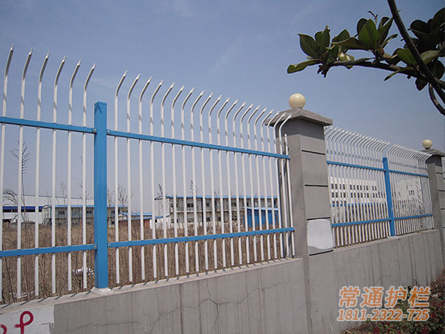 弯枪尖常州厂区工业园区围墙隔离栏